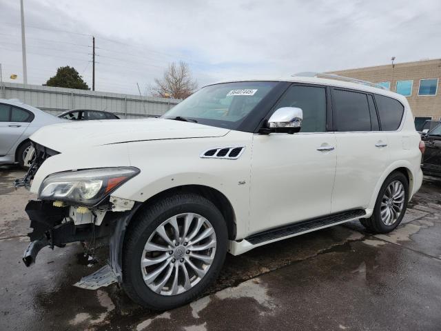 2017 Infiniti Qx80 VIN JN8AZ2NE2H9159009 COPART salvage auction — FRONT END, Co - Public - Salvage Title, sold $2,600 on 2026-07-08 (photo 1)