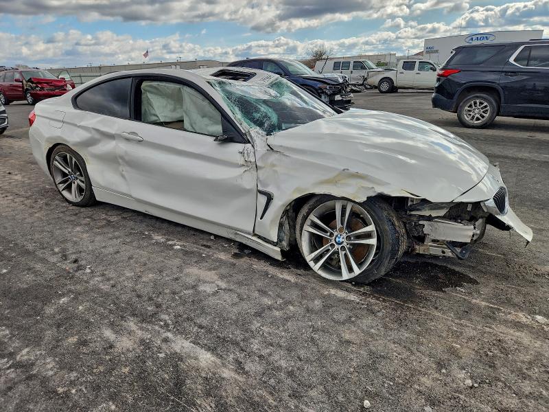 2015 BMW 4 series VIN WBA3N3C50FK233328 COPART salvage auction — ROLLOVER, OK - CERT OF TITLE-REPOSSESSION, sold $175 on 2026-07-14 (photo 4)