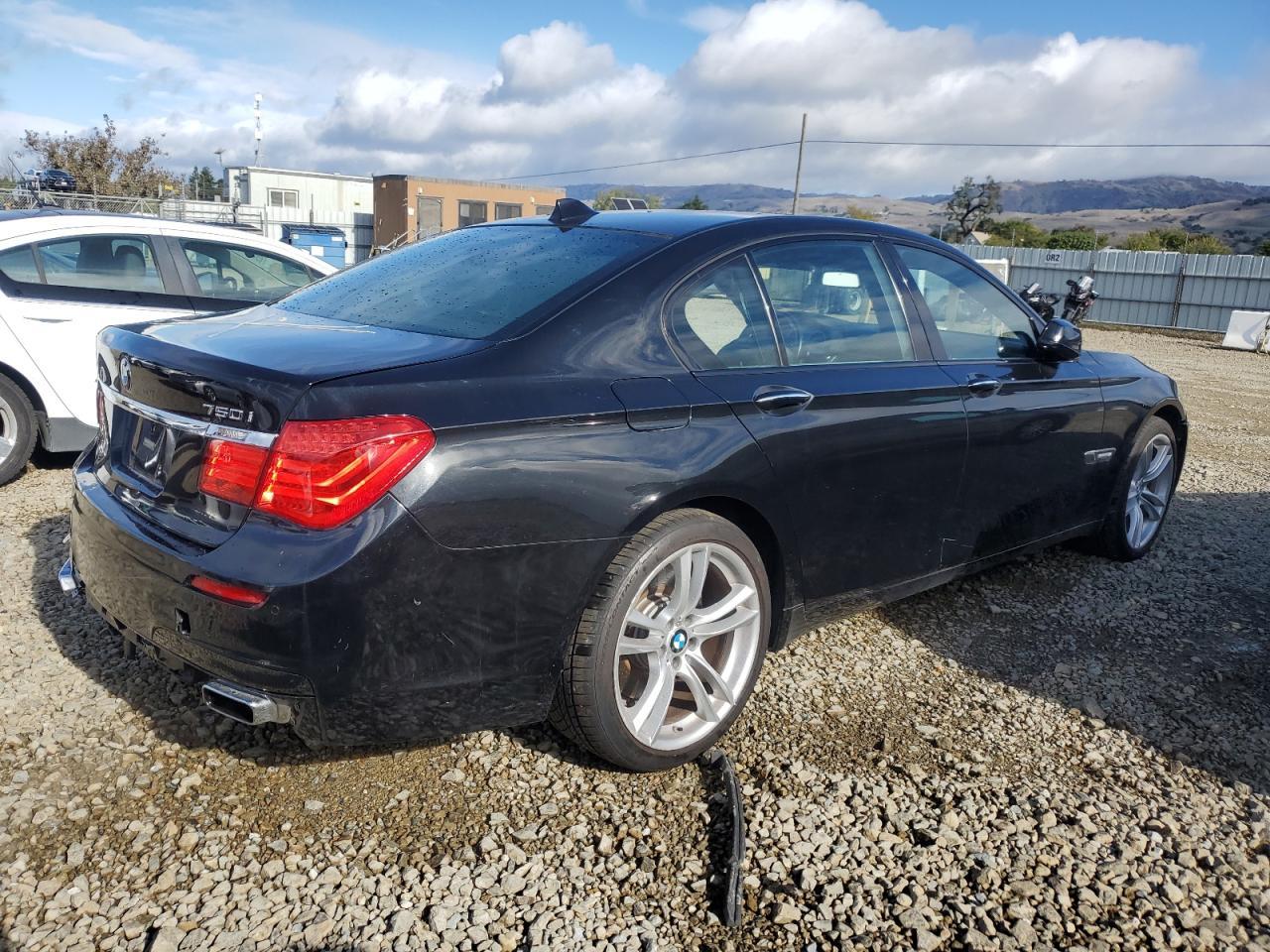 2012 BMW 7 Series VIN WBAKA8C56CDS99676 COPART salvage auction — Side, CA - SALVAGE CERTIFICATE, sold $1,900 on 2026-07-02 (photo 3)