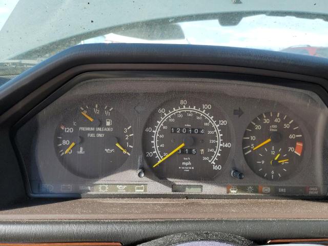 1995 Mercedes-benz E-klasse VIN WDBEA32E5SC158265 COPART salvage auction — MECHANICAL, Mn - Certificate Of Title, sold $250 on 2026-07-30 (photo 9)