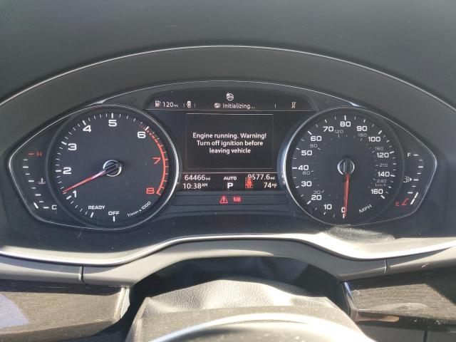 2020 Audi Q5 VIN WA1ANAFY3L2047213 COPART salvage auction — FRONT END, Ca - Salvage Certificate, sold $8,500 on 2026-07-14 (photo 9)