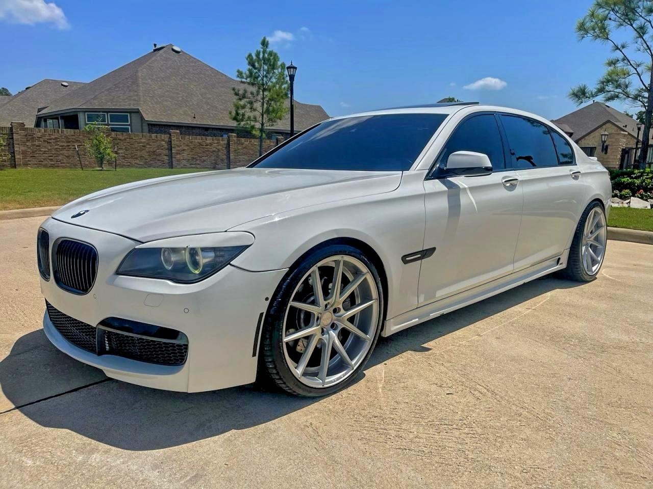 2010 BMW 7er VIN WBAKB8C58ACY64395 COPART salvage auction — Damage History, CA - SALVAGE CERTIFICATE (P), sold $22,800 on 2025-12-19 (photo 2)