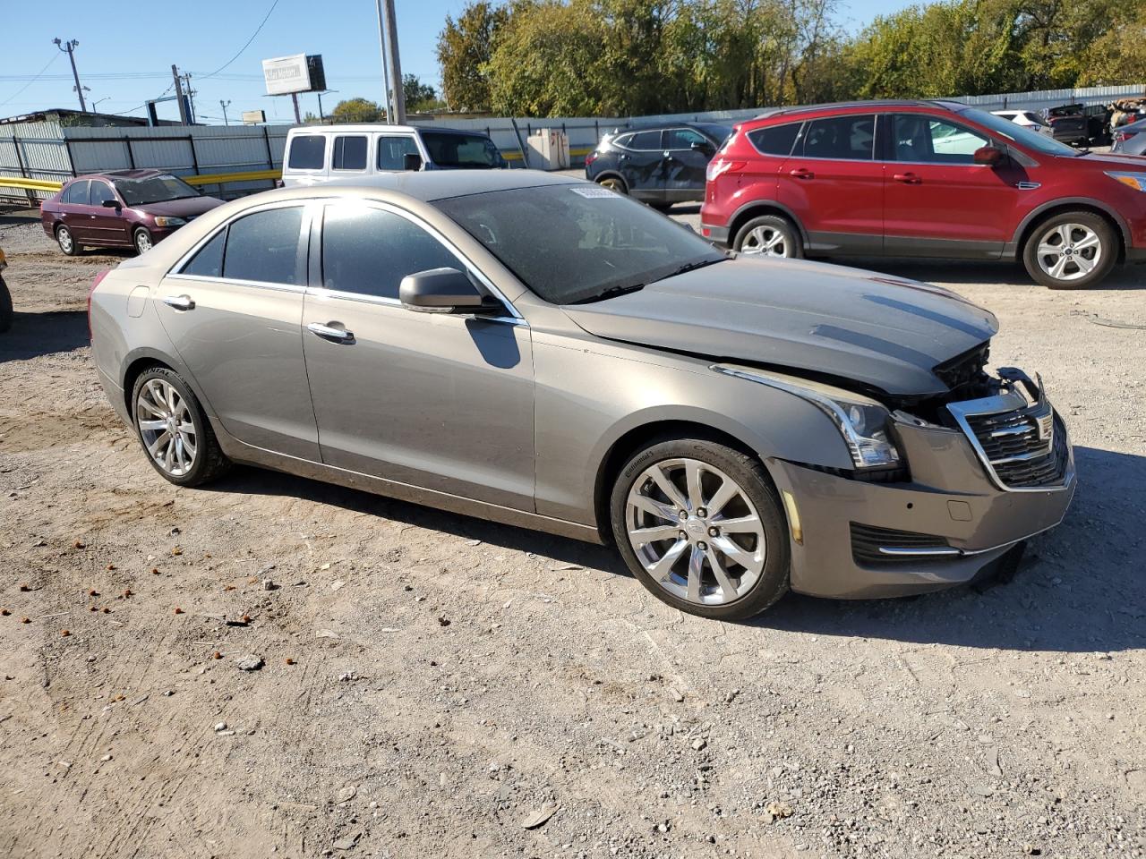 2017 Cadillac ATS VIN 1G6AB5SX1H0151725 COPART salvage auction — Front End, OK - CERT OF TITLE-SALVAGE, sold $2,050 on 2026-06-23 (photo 4)