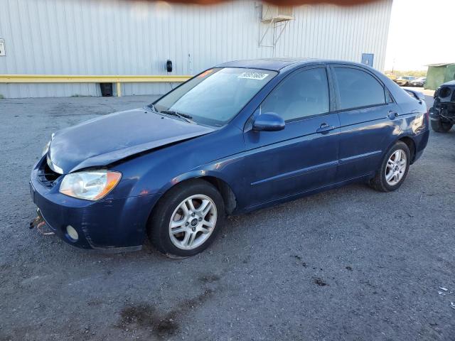 2004 Kia Spectra VIN KNAFE122745052456 COPART salvage auction — FRONT END, Az - Certificate Of Title, sold $250 on 2026-07-31 (photo 1)