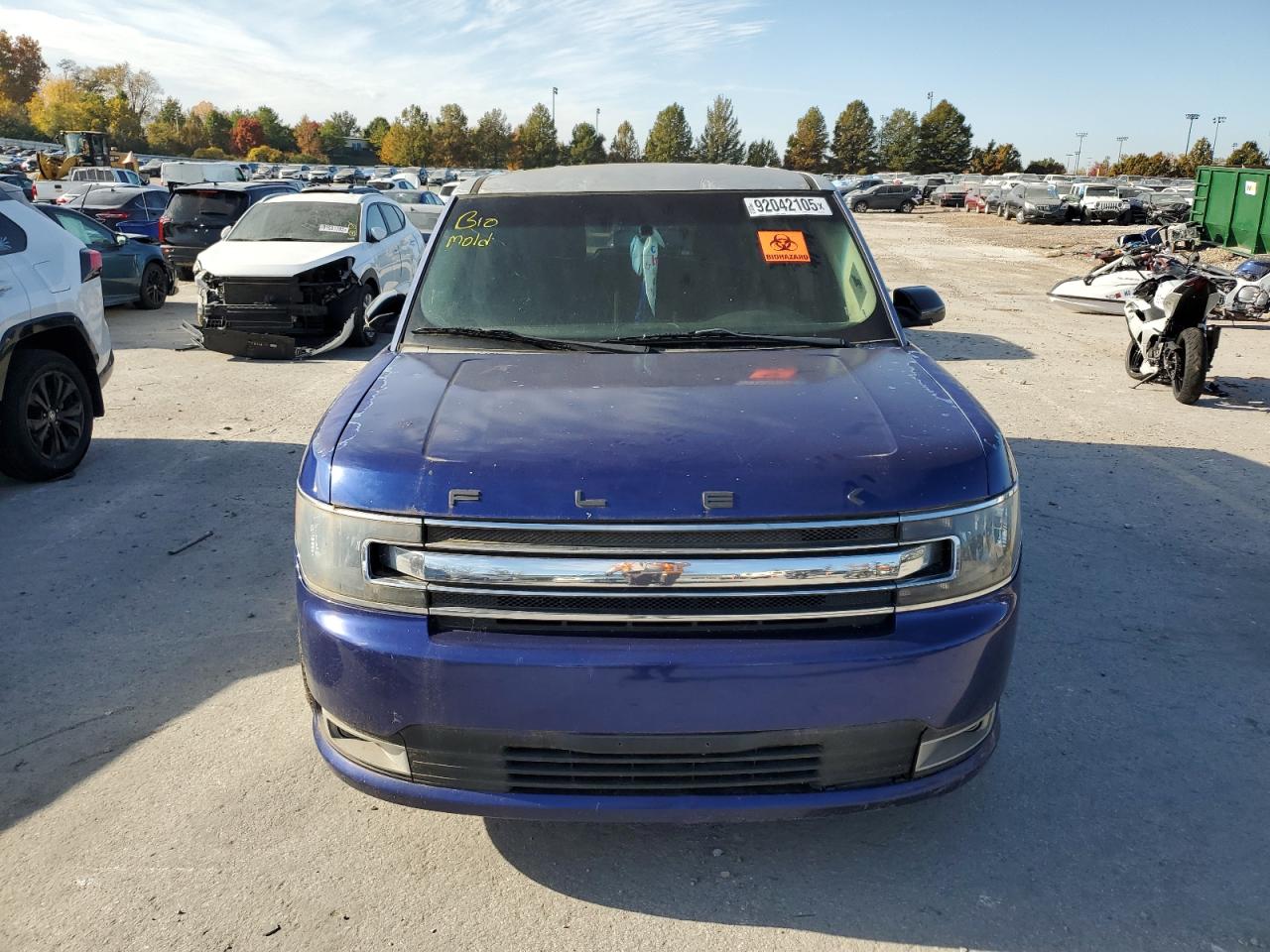 2014 Ford Flex VIN 2FMGK5C86EBD16902 COPART salvage auction — Water/Flood, FL - CERT OF TITLE-SLVG REBLD FLOOD, sold $400 on 2026-07-02 (photo 5)