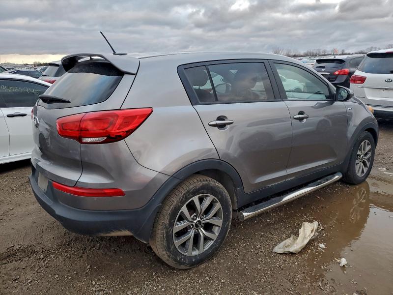 2015 Kia Sportage VIN KNDPBCAC8F7686503 COPART salvage auction — ALL OVER, Il - Salvage Certificate, sold $1,250 on 2026-07-23 (photo 3)