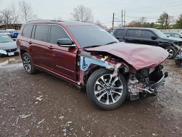 2021 Jeep Grand cherokee VIN 1C4RJKDGXM8130995 COPART salvage auction — FRONT END, Salvage Title, sold $8,500 on 2026-07-20 (photo 4)