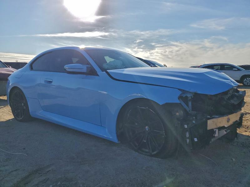 2024 BMW M2 VIN 3MF13DM02R8D94517 COPART salvage auction — Front End, TX - SALVAGE VEHICLE TITLE, sold $27,750 on 2026-06-11 (photo 4)
