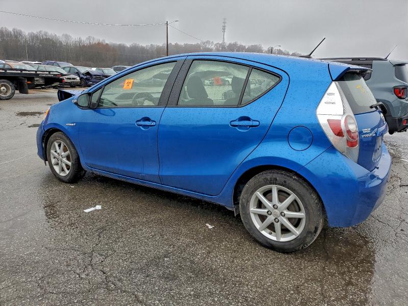 2012 Toyota Prius c VIN JTDKDTB36D1035924 COPART salvage auction — FRONT END, Ky - Cert Of Title-Salvage, sold $875 on 2026-07-09 (photo 2)