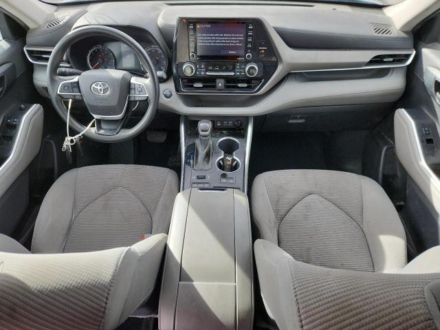 2022 Toyota Highlander VIN 5TDCZRBH1NS202957 COPART salvage auction — HAIL, Wy - Dis/Dlr/Exp Only Salvage Title, sold $5,000 on 2026-06-29 (photo 8)
