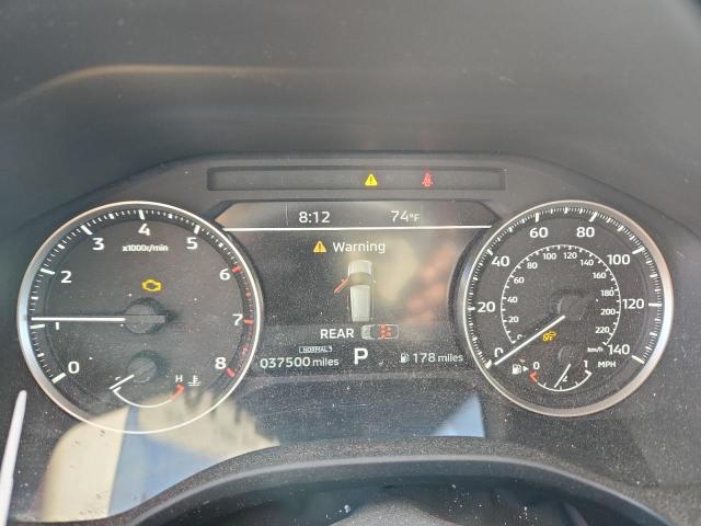 2022 Mitsubishi Outlander VIN JA4J3UA87NZ090963 COPART salvage auction — FRONT END, Al - Cert Of Title-Salvage Title, sold $7,800 on 2026-08-19 (photo 9)