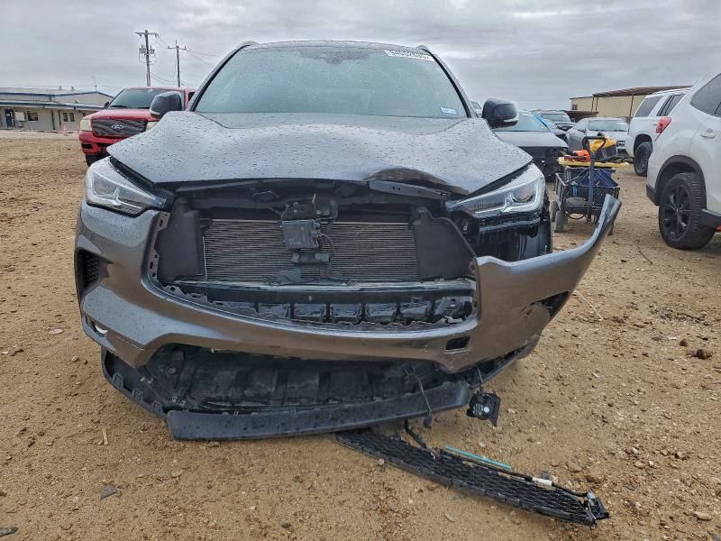 2022 Infiniti Qx50 VIN 3PCAJ5BA7NF108113 COPART salvage auction — FRONT END, Tx - Salvage Vehicle Title, sold $325 on 2026-07-09 (photo 5)