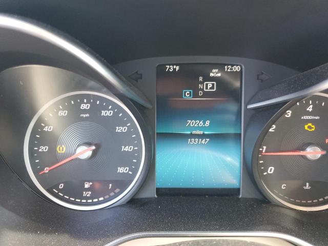 2020 Mercedes-benz C-klasse VIN WDDWF8EBXLR556064 COPART salvage auction — NORMAL WEAR, Tn - Certificate Of Title, sold $8,900 on 2026-07-21 (photo 9)