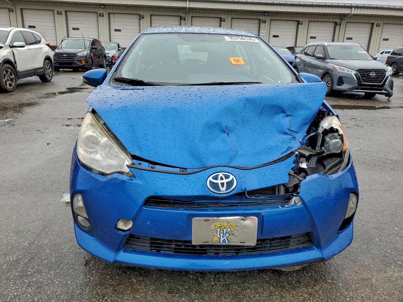 2012 Toyota Prius c VIN JTDKDTB36D1035924 COPART salvage auction — FRONT END, Ky - Cert Of Title-Salvage, sold $875 on 2026-07-09 (photo 5)