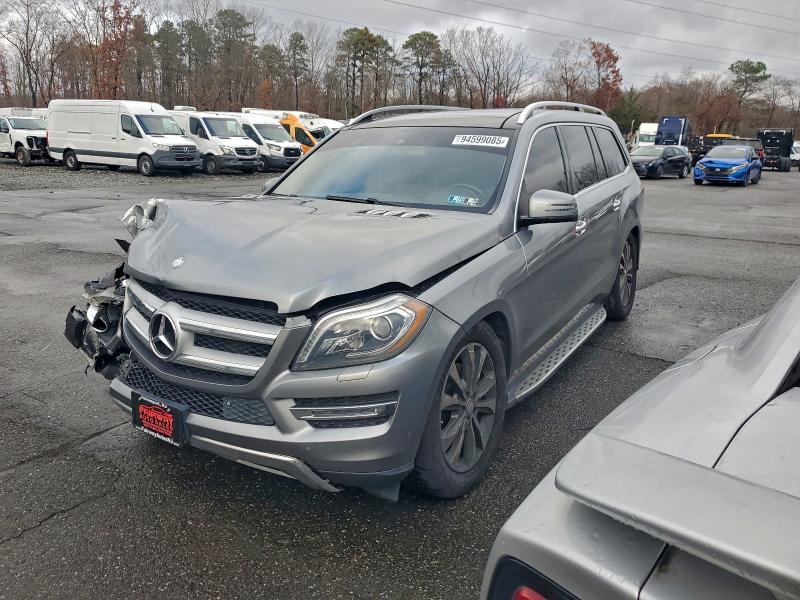 2015 Mercedes-benz Gl-class VIN 4JGDF6EEXFA609599 COPART salvage auction — FRONT END, Nj - Cert Of Title-Salvage, sold $3,000 on 2026-09-06 (photo 1)
