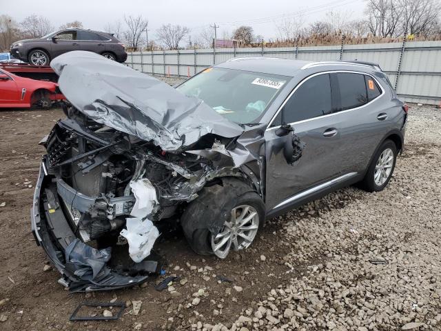 2021 Buick Envision VIN LRBAZLR43MD047442 COPART salvage auction — FRONT END, Il - Salvage Certificate, sold $600 on 2026-07-27 (photo 1)
