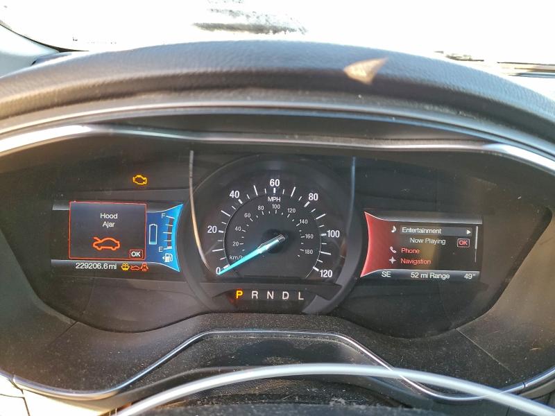 2016 Ford Fusion VIN 3FA6P0PU9GR216055 COPART salvage auction — FRONT END, Ca - Salvage Certificate, sold $500 on 2026-07-02 (photo 9)