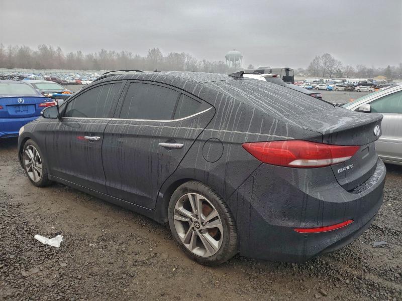 2017 Hyundai Elantra VIN KMHD84LF4HU307401 COPART salvage auction — FRONT END, NJ - CERT OF TITLE-SALVAGE, sold $2,250 on 2026-07-02 (photo 2)