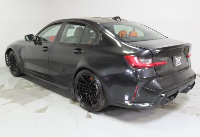 2021 BMW M3 VIN WBS33AY01MFK86175 COPART salvage auction — All Over, TX - DIS/DLR/EXP ONLY CLEAN TITLE (P), sold $33,800 on 2026-03-02 (photo 4)