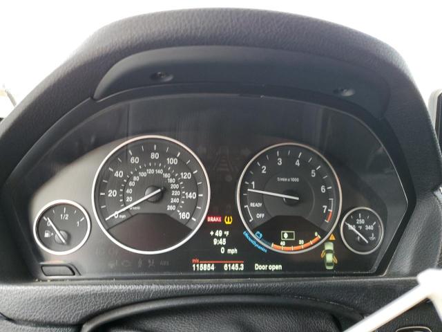 2013 BMW 3 series VIN WBA3B9C51DJ465791 COPART salvage auction — REAR END, WV - SALVAGE CERTIFICATE, sold $4,050 on 2026-07-27 (photo 9)