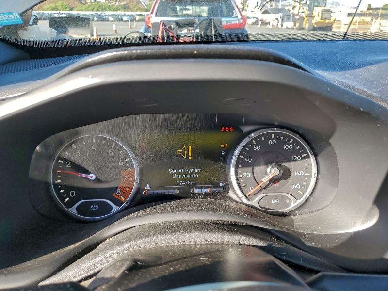 2019 Jeep Renegade VIN ZACNJBBB9KPK03749 COPART salvage auction — REAR END, Hi - Certificate Of Salvage, sold $550 on 2026-07-27 (photo 9)