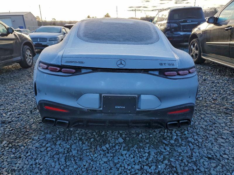 2025 Mercedes-benz AMG GT VIN W1KRJ8AB5SF006031 COPART salvage auction — Front End, MA - CERT OF TITLE-SALVAGE, sold $35,500 on 2026-02-25 (photo 6)