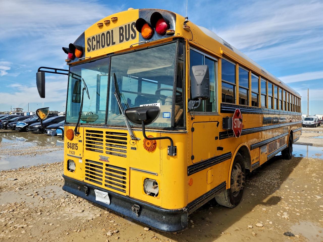 2007 Thomas Built VIN 1T88T4C2X71280253 COPART salvage auction — Side, TX - CERTIFICATE OF TITLE, sold $2,000 on 2026-07-03 (photo 2)