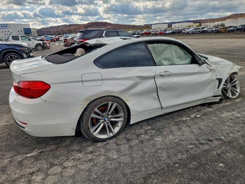 2015 BMW 4 series VIN WBA3N3C50FK233328 COPART salvage auction — ROLLOVER, OK - CERT OF TITLE-REPOSSESSION, sold $175 on 2026-07-14 (photo 3)