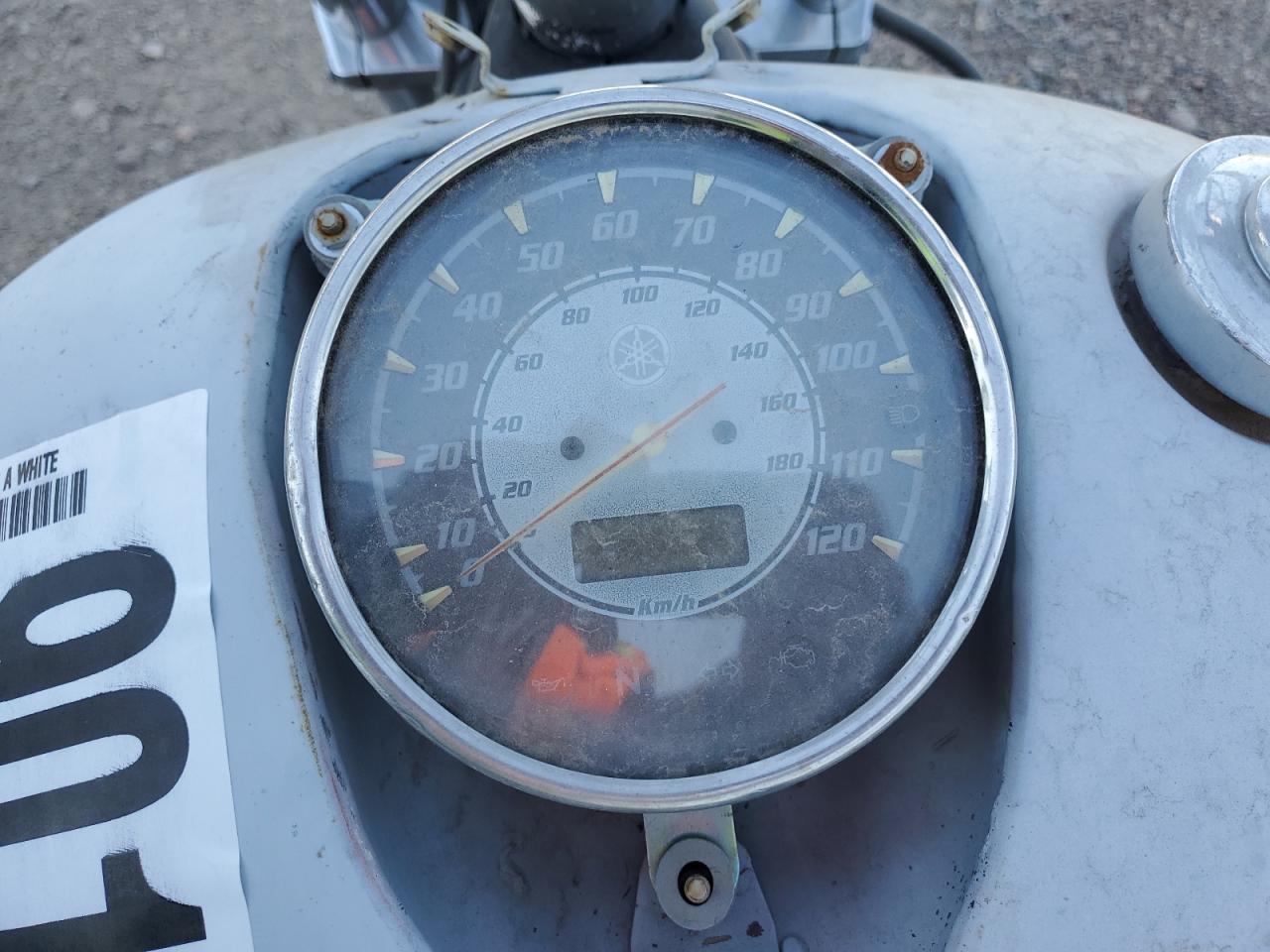 2008 Yamaha XVS1100 VIN JYAVP11E88A106019 COPART salvage auction — Front End, Salvage Title, sold $30 on 2025-11-10 (photo 7)