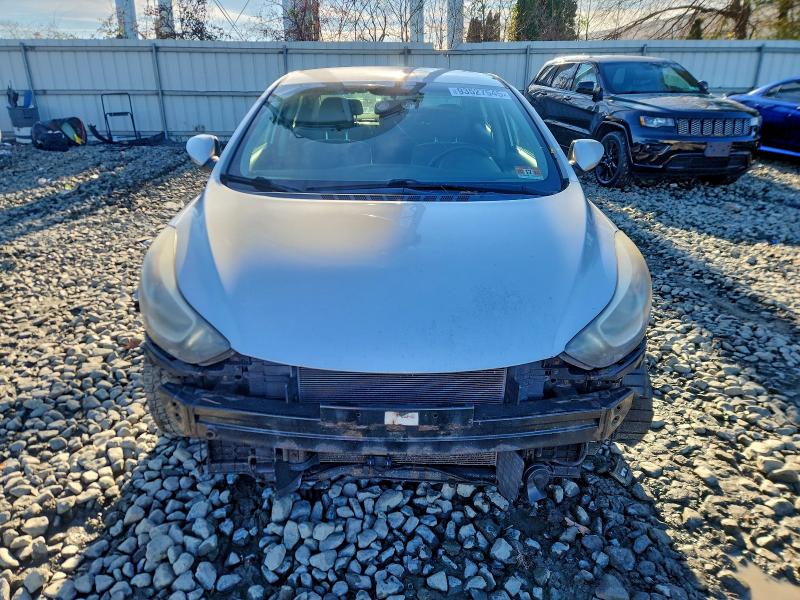2014 Hyundai Elantra VIN KMHDH4AE7EU066360 COPART salvage auction — FRONT END, Nj - Cert Of Title-Salvage, sold $1,000 on 2026-07-08 (photo 5)