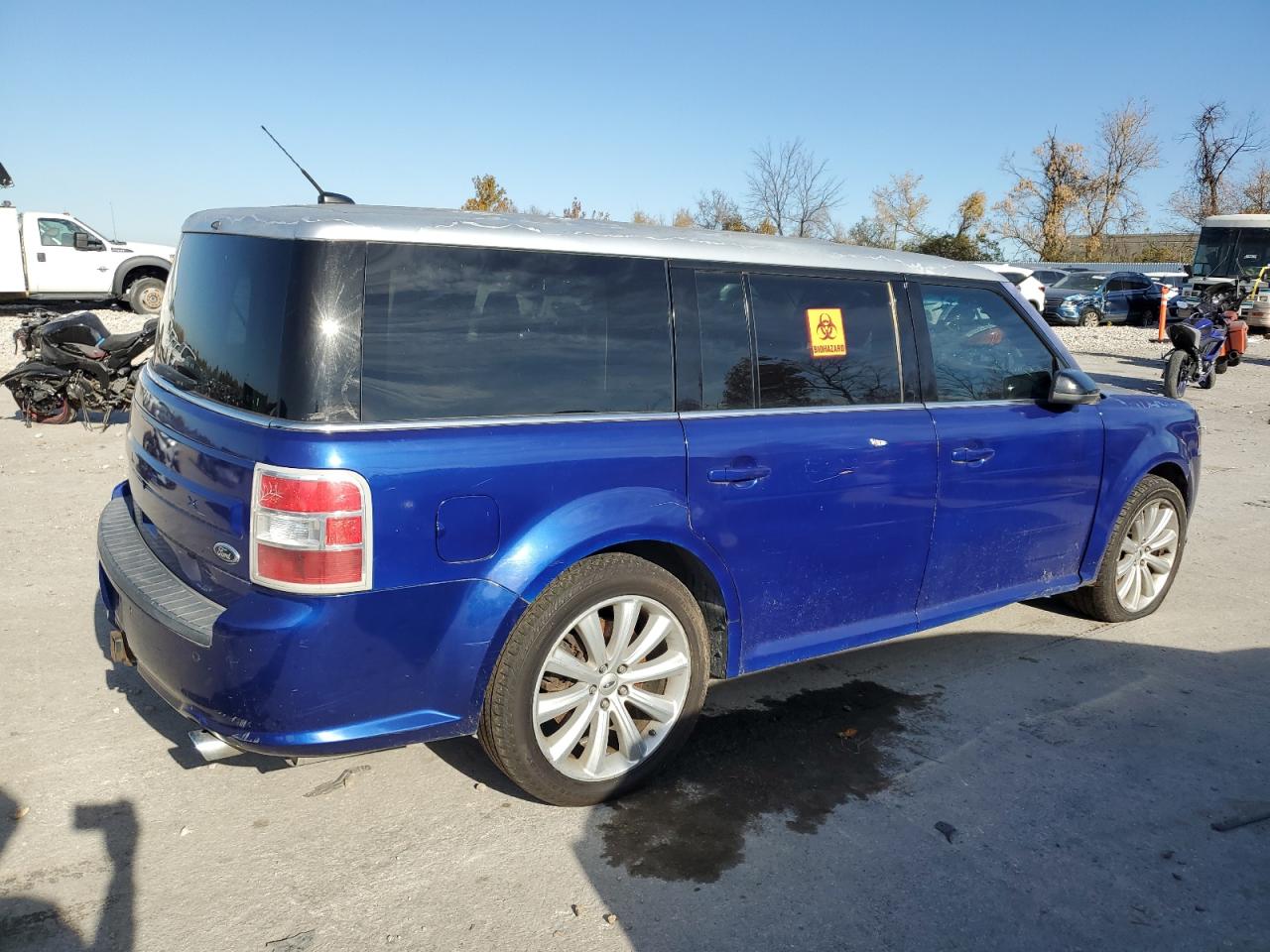 2014 Ford Flex VIN 2FMGK5C86EBD16902 COPART salvage auction — Water/Flood, FL - CERT OF TITLE-SLVG REBLD FLOOD, sold $400 on 2026-07-02 (photo 3)