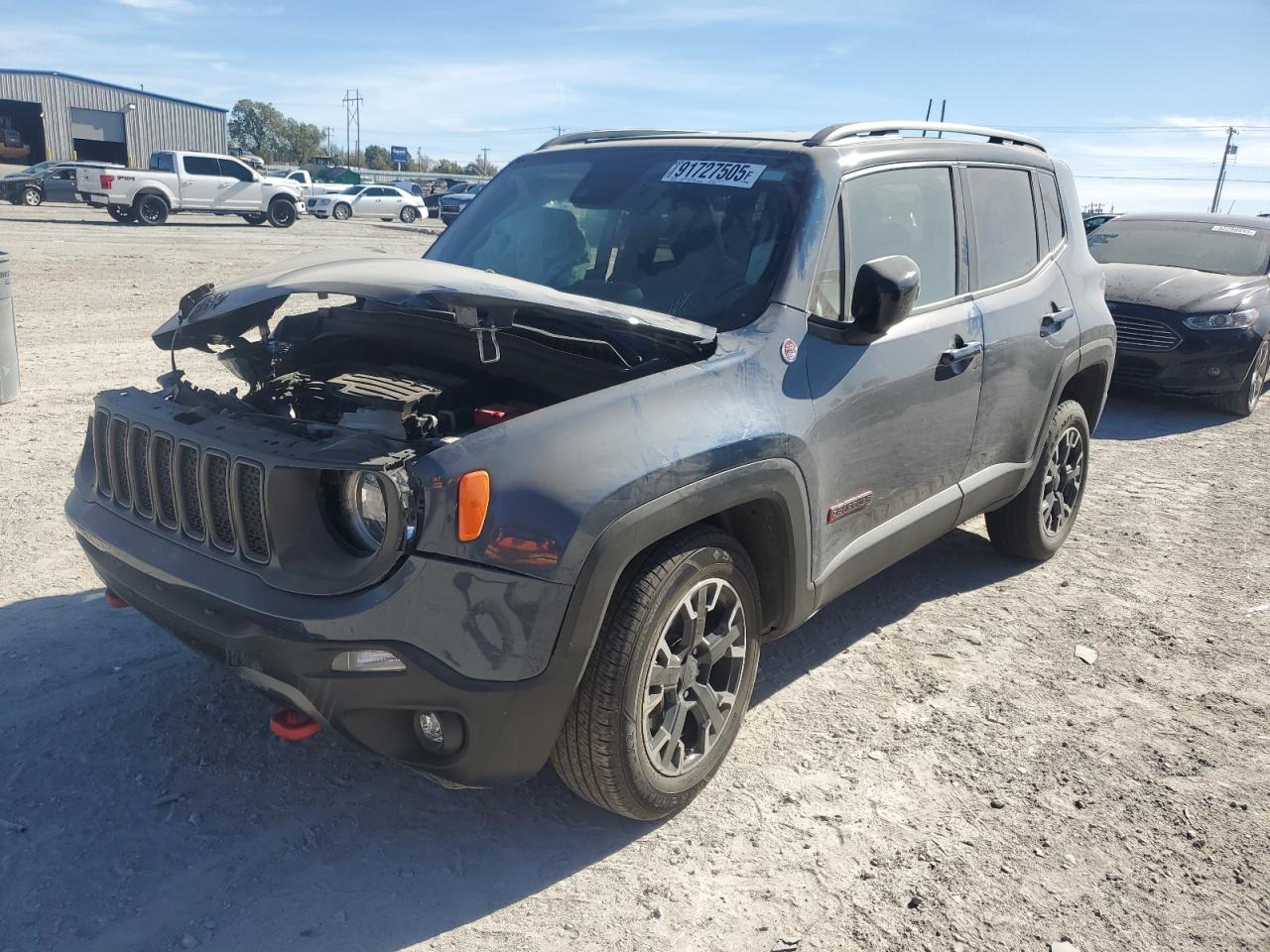 2023 Jeep Renegade VIN ZACNJDC15PPP11659 COPART salvage auction — All Over, OK - CERT OF TITLE-SALVAGE, sold $1,750 on 2026-06-25 (photo 1)