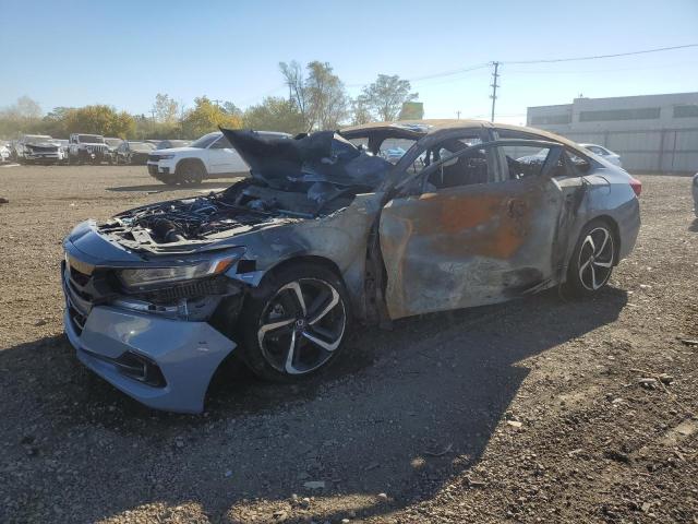 2021 Honda Accord VIN 1HGCV1F41MA012710 COPART salvage auction — VANDALISM, Il - Junking Cert Of A Vehicle, sold $400 on 2026-07-22 (photo 1)