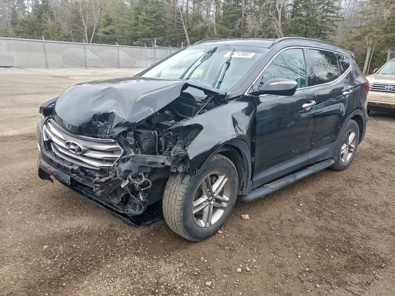2018 Hyundai Santa fe VIN 5XYZU3LB0JG530555 COPART salvage auction — FRONT END, Other, sold $2,650 on 2026-07-14 (photo 1)