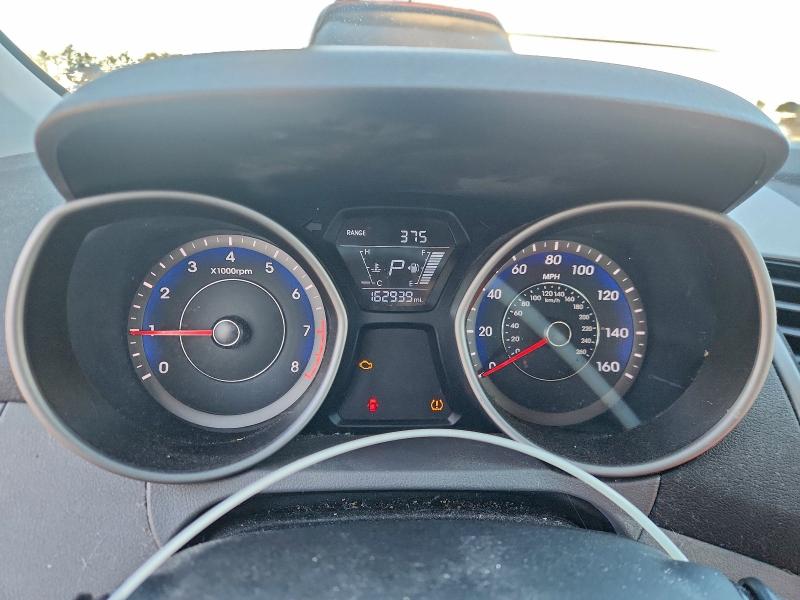2014 Hyundai Elantra VIN KMHDH4AE7EU066360 COPART salvage auction — FRONT END, Nj - Cert Of Title-Salvage, sold $1,000 on 2026-07-08 (photo 9)