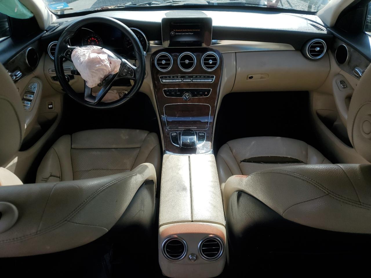 2015 Mercedes-Benz C-Class VIN 55SWF4KB4FU032554 COPART salvage auction — Front End, FL - CERT OF TITLE SLVG REBUILDABLE, sold $2,200 on 2025-12-15 (photo 8)