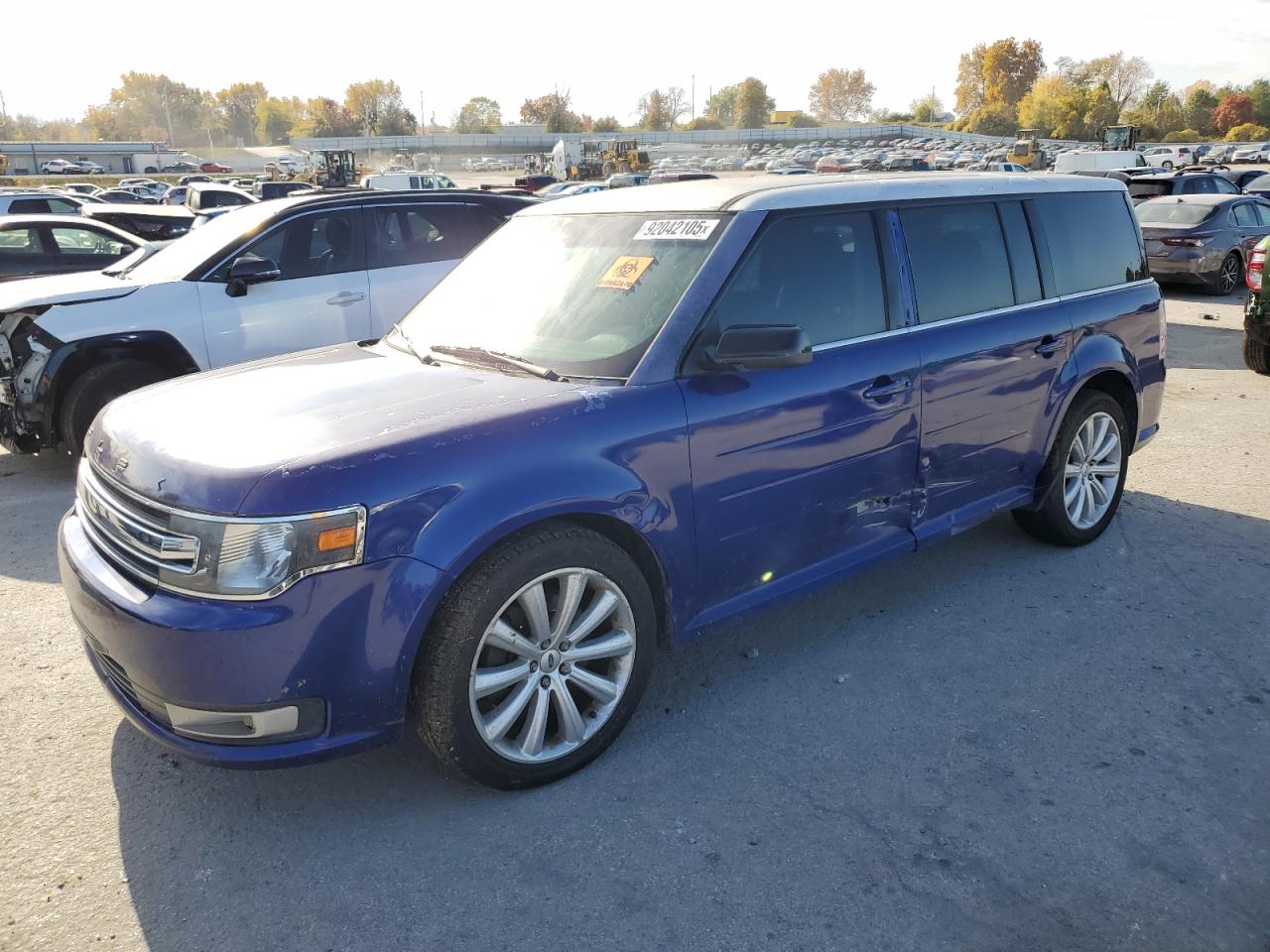 2014 Ford Flex VIN 2FMGK5C86EBD16902 COPART salvage auction — Water/Flood, FL - CERT OF TITLE-SLVG REBLD FLOOD, sold $400 on 2026-07-02 (photo 1)