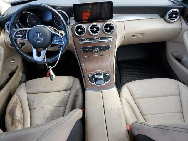 2020 Mercedes-benz C-klasse VIN WDDWF8EBXLR556064 COPART salvage auction — NORMAL WEAR, Tn - Certificate Of Title, sold $8,900 on 2026-07-21 (photo 8)