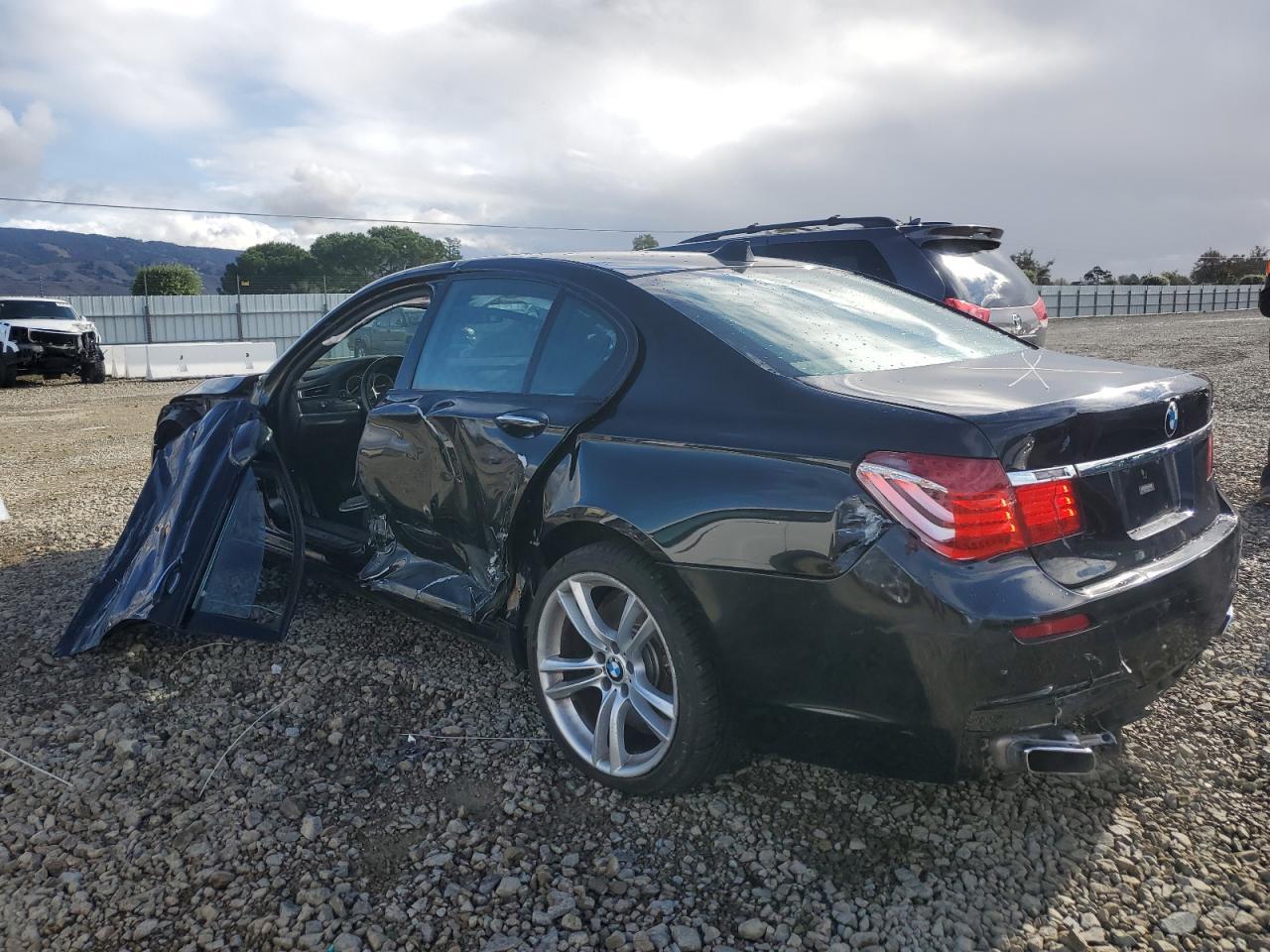 2012 BMW 7 Series VIN WBAKA8C56CDS99676 COPART salvage auction — Side, CA - SALVAGE CERTIFICATE, sold $1,900 on 2026-07-02 (photo 2)
