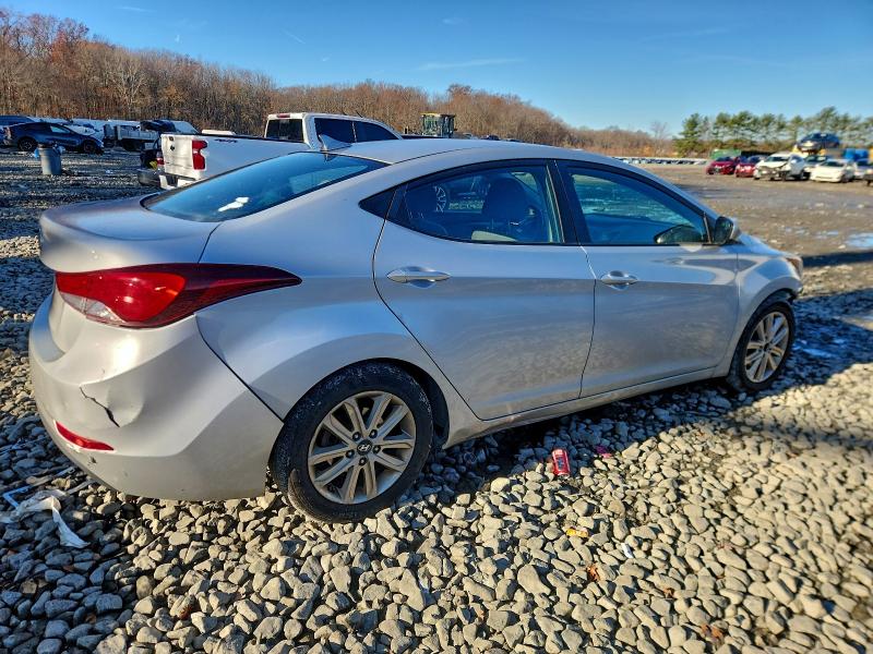 2014 Hyundai Elantra VIN KMHDH4AE7EU066360 COPART salvage auction — FRONT END, Nj - Cert Of Title-Salvage, sold $1,000 on 2026-07-08 (photo 3)