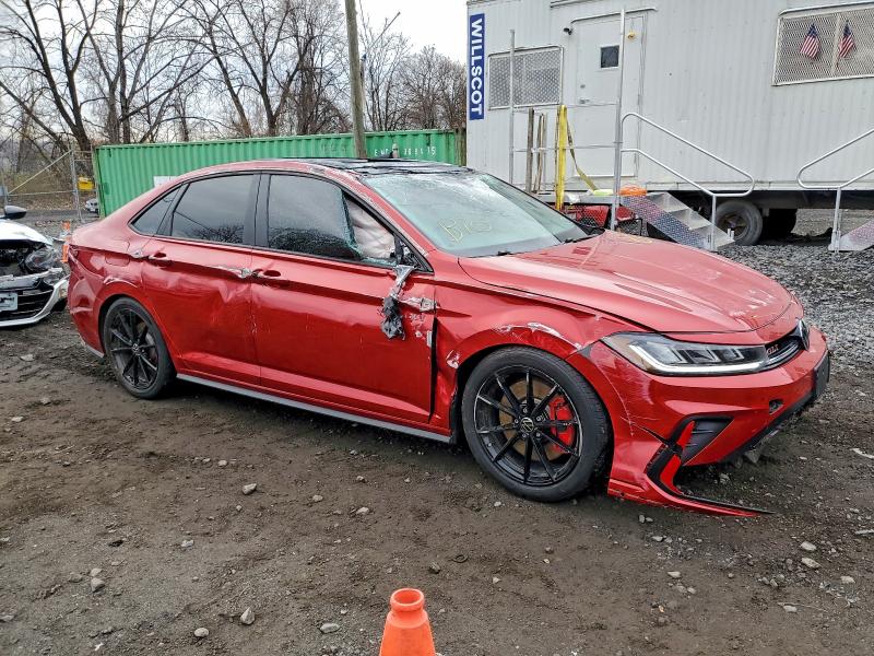 2025 Volkswagen Jetta VIN 3VW1T7BU7SM060522 COPART salvage auction — ROLLOVER, Ny - Mv-907A Salvage Certificate, sold $4,650 on 2026-07-02 (photo 4)
