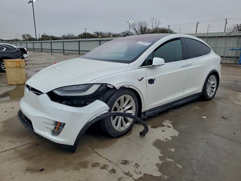 2020 Tesla Model x VIN 5YJXCDE2XLF271970 COPART salvage auction — UNDERCARRIAGE, Tx - Salvage Vehicle Title, sold $11,000 on 2026-07-08 (photo 1)