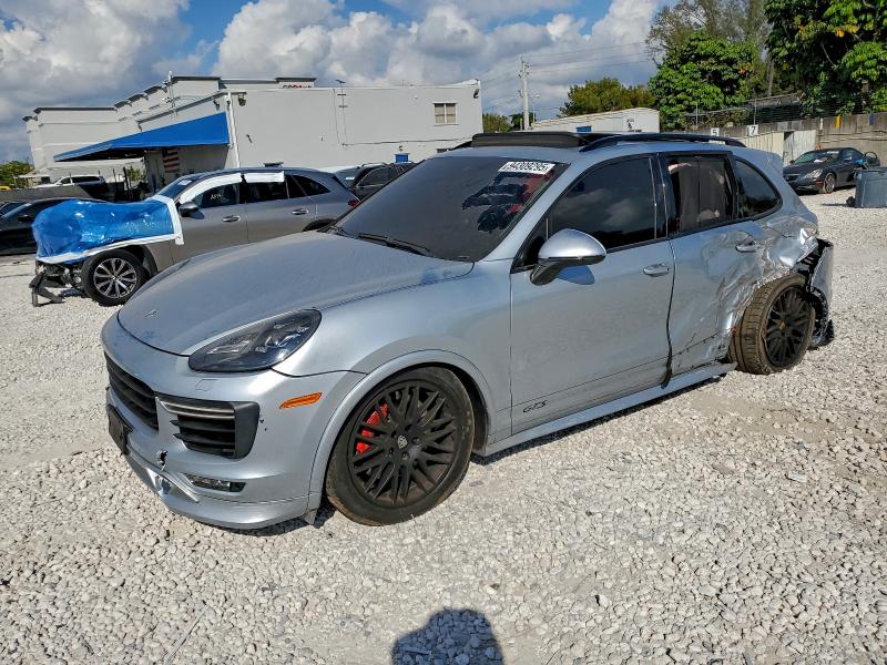 2017 Porsche Cayenne VIN WP1AD2A23HLA82321 COPART salvage auction — SIDE, Salvage Title, sold $25 on 2026-08-07 (photo 1)