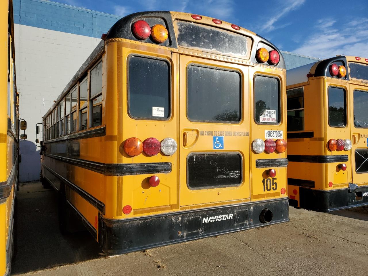 2013 Ic Corporation Ce Series School VIN 4DRBUSKN3DB303412 COPART salvage auction — Minor Dent/Scratches, IA - CERTIFICATE OF TITLE, sold $1,200 on 2026-07-08 (photo 3)