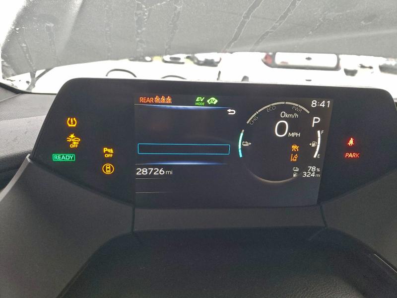 2024 Toyota Prius prime VIN JTDACACU6R3025125 COPART salvage auction — FRONT END, CA - CERTIFICATE OF TITLE, sold $17,900 on 2026-08-06 (photo 9)