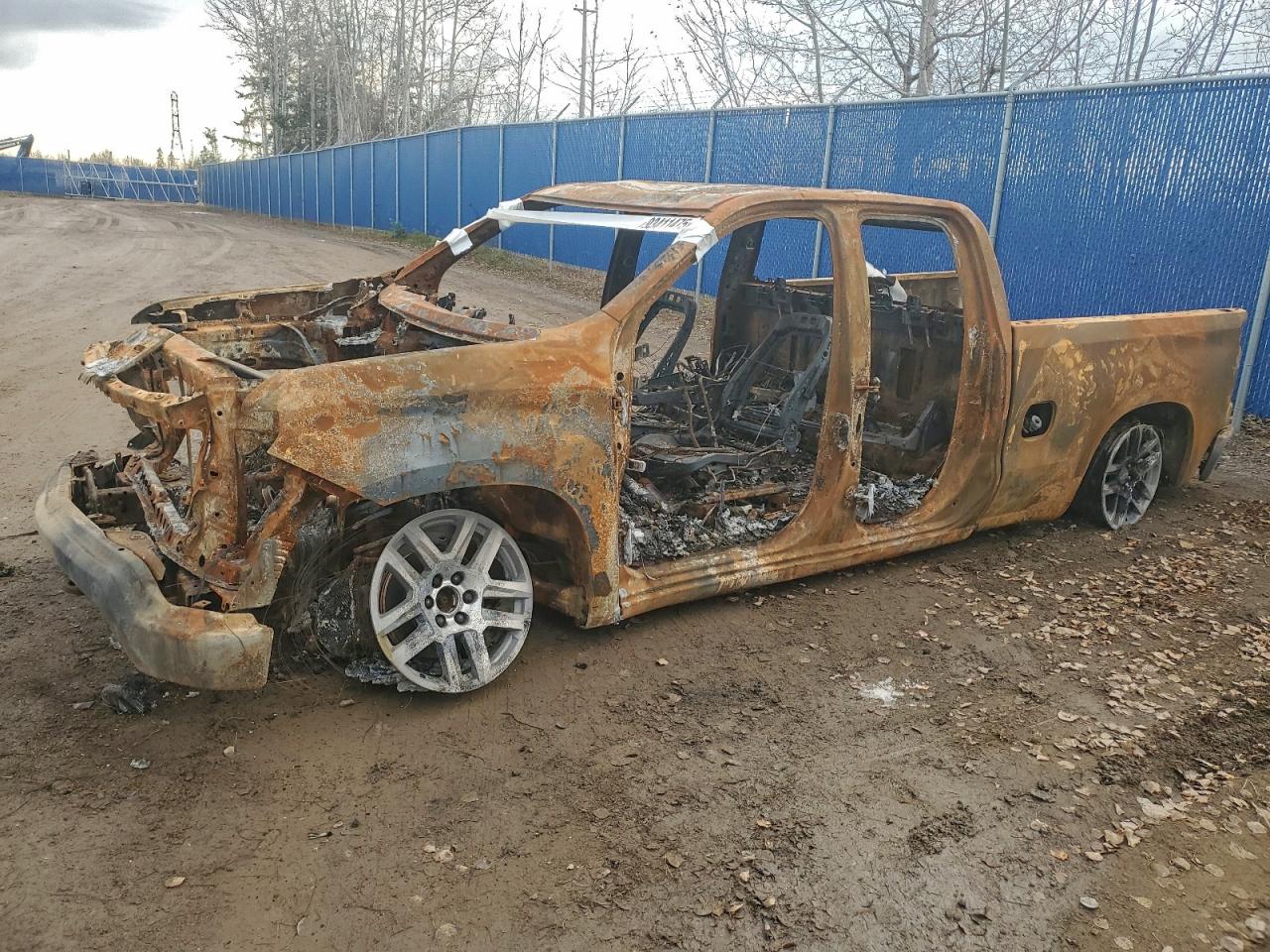 2024 Chevrolet Silverado VIN 1GCRDEEK8RZ173521 COPART salvage auction — Burn, Bn - Non-Repairable, sold $325 on 2026-07-09 (photo 1)
