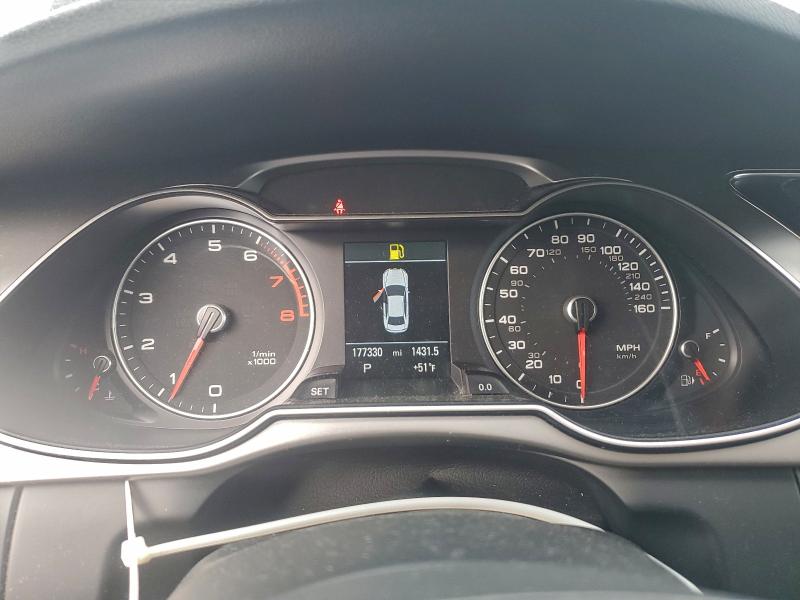 2014 Audi A4 VIN WAUFFAFL9EN036275 COPART salvage auction — FRONT END, Oh - Certificate Of Title, sold $200 on 2026-07-31 (photo 9)
