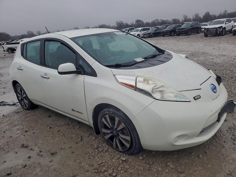 2016 Nissan Leaf VIN 1N4BZ0CP1GC307408 COPART salvage auction — FRONT END, Mo - Salvage Certificate Of Title, sold $275 on 2026-07-01 (photo 4)