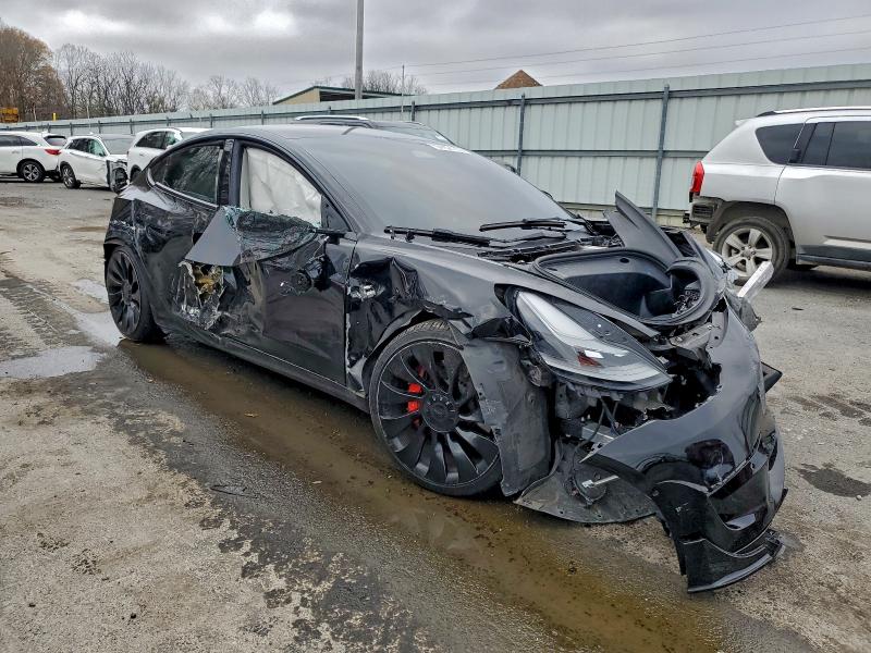2022 Tesla Model 3 VIN 5YJ3E1ECXNF254217 COPART salvage auction — ALL OVER, Va - Cert Of Title - Salvage, sold $1,150 on 2026-07-02 (photo 4)