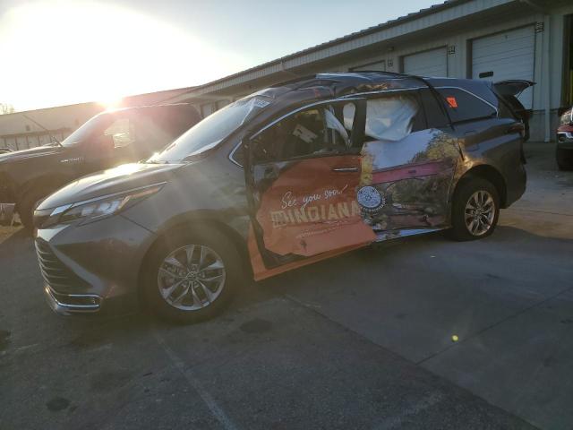 2022 Toyota Sienna VIN 5TDYRKEC8NS124738 COPART salvage auction — SIDE, Ky - Cert Of Title-Salvage, sold $7,300 on 2026-07-13 (photo 1)